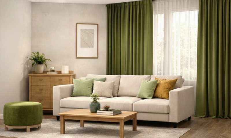 Usklađivanje boja zavesa i nameštaja